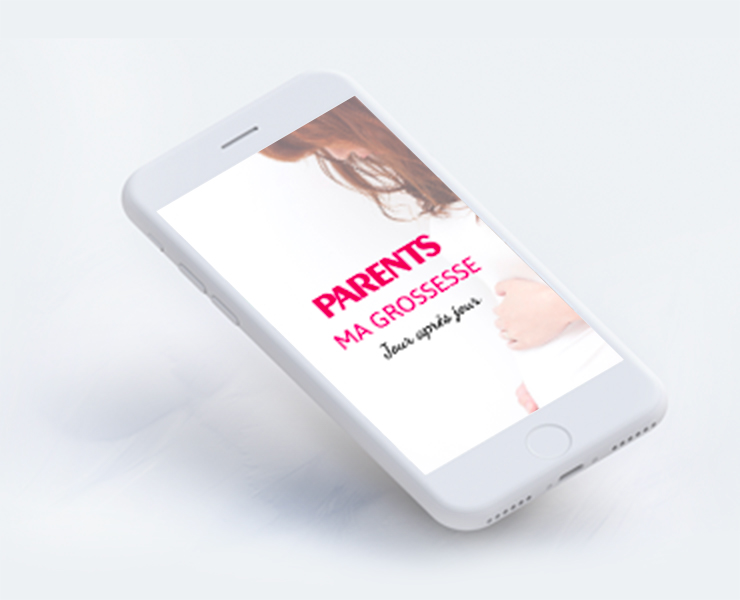 Design d’application mobile – Grossesse by PARENTS