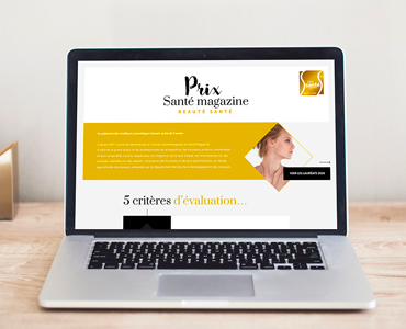 Mini site – Prix Santé Magazine