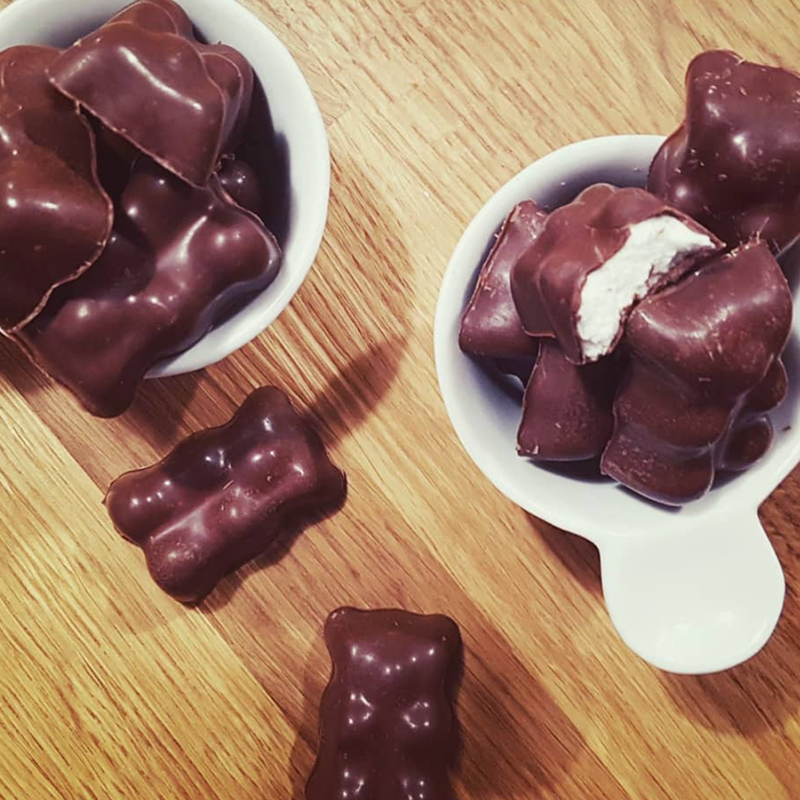 Oursons chocolat guimauve