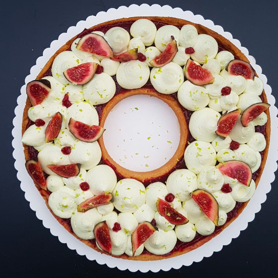 Tarte aux figues et citron vert